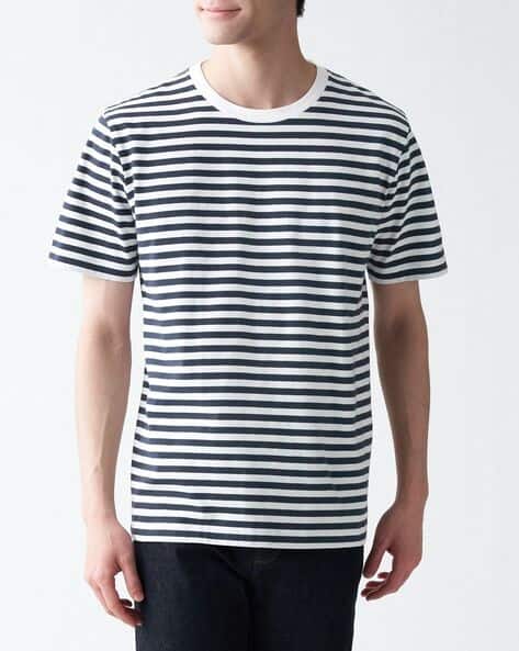 Striped Crew-Neck T-shirt