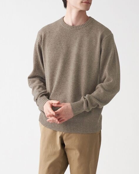 Buy Beige Sweaters & Cardigans for Men by MUJI Online