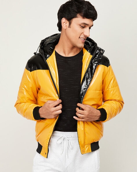 Buy Men Yellow Winter Jacket Online In India At Discounted Prices