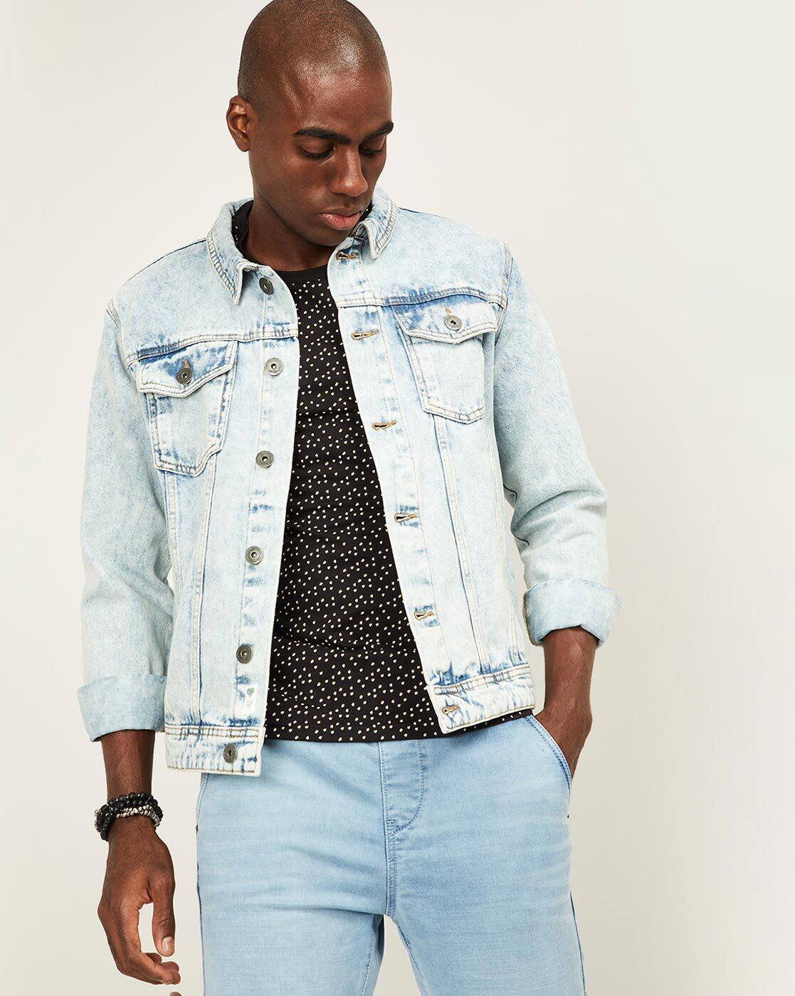 Buy Light blue Jackets \u0026 Coats for Men 