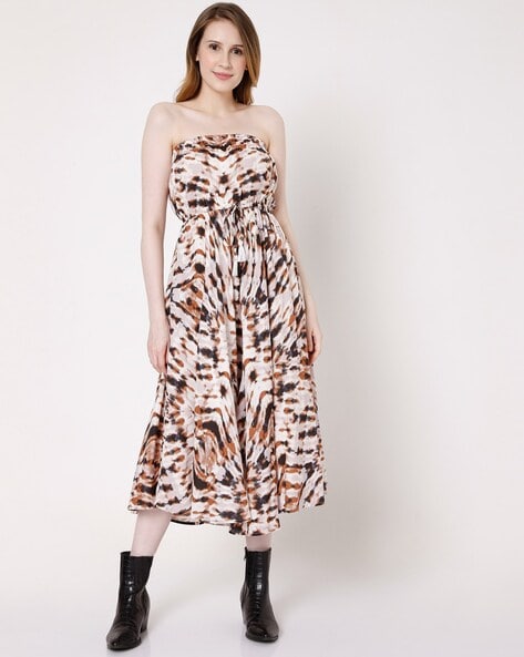Buy & Brown Dresses for Women by Vero Moda Online | Ajio.com