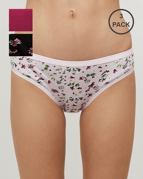 Buy Camaleon XX-Large Premium Cotton Hipster Multicolor Printed Outer  Elastic Laila Panty Combo Pack 3 (Print On Vary) Online at Best Prices in  India - JioMart.