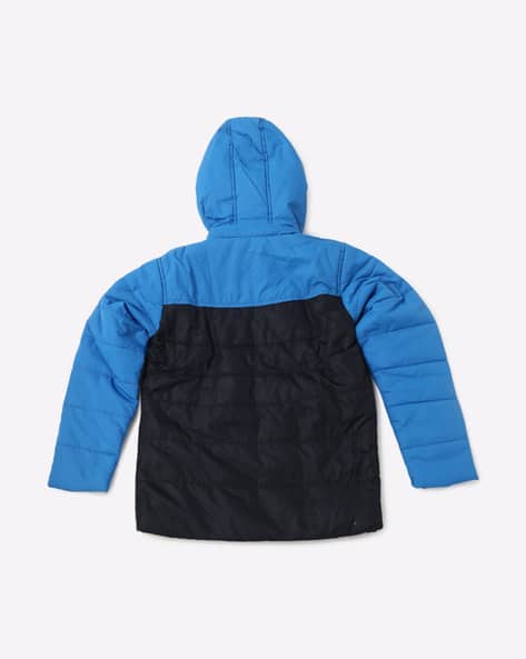 Zip-Front Bomber Jacket with Detachable Hood view 3