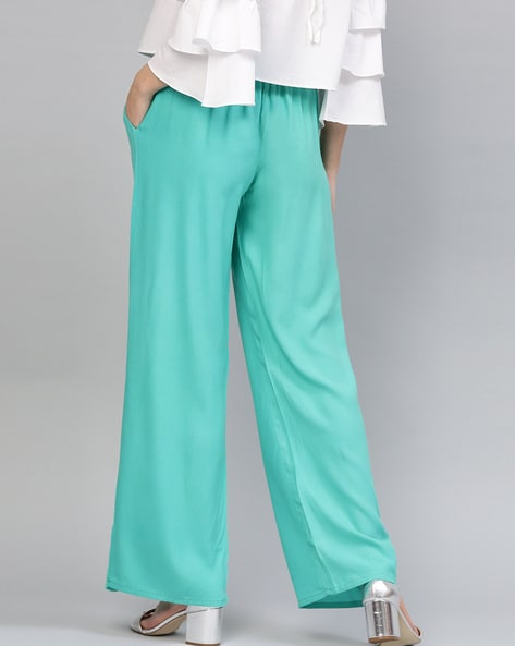 Ankle Length Mid Rise Palazzo