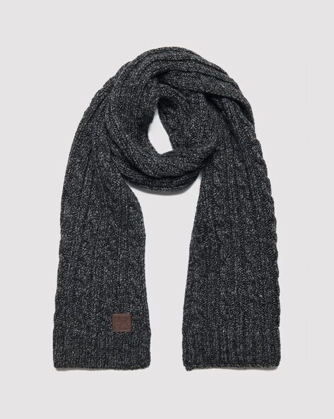 Trawler Cable-Knit Scarf Price in India