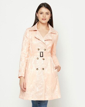 peach pea coat