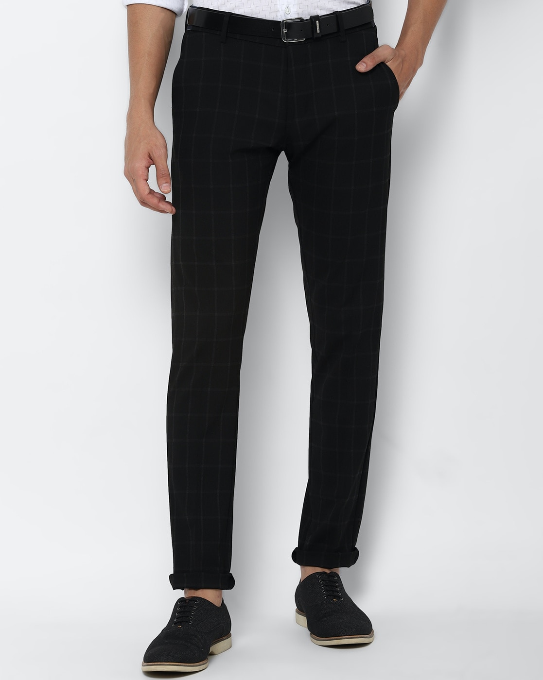 Allen Solly Cream Formal Trousers - Buy Allen Solly Cream Formal Trousers  Online at Best Prices in India on Snapdeal