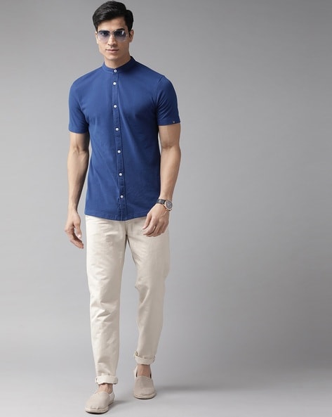 Buy Blue Shirts for Men by Hubberholme Online