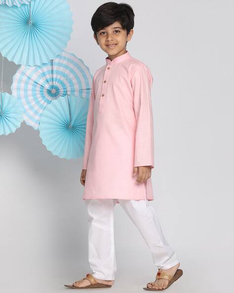 Buy Pink Kurta Sets for Boys by Jbn 