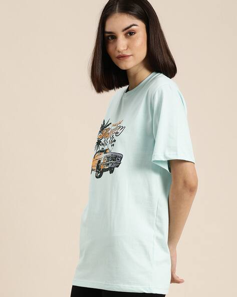 Buy Blue Tshirts for Women by DILLINGER 