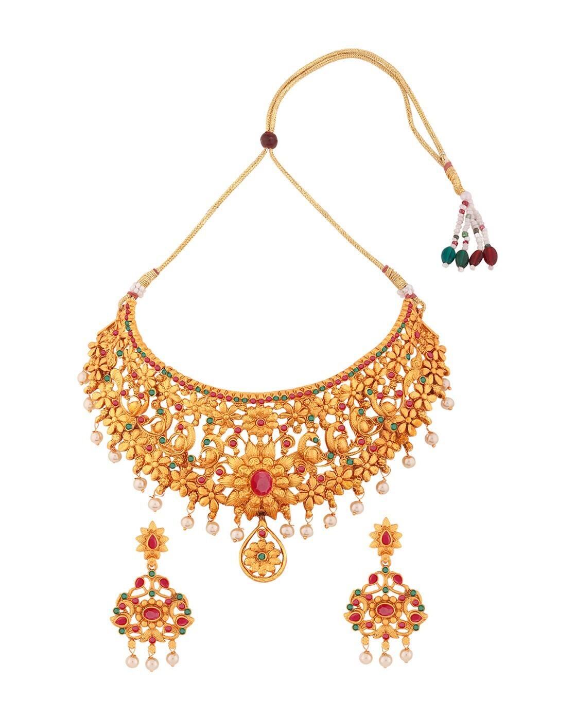 Buy Gold-Toned \u0026 Red 