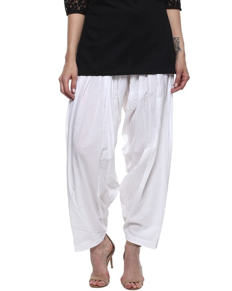 white patiala pants with dupatta online shopping