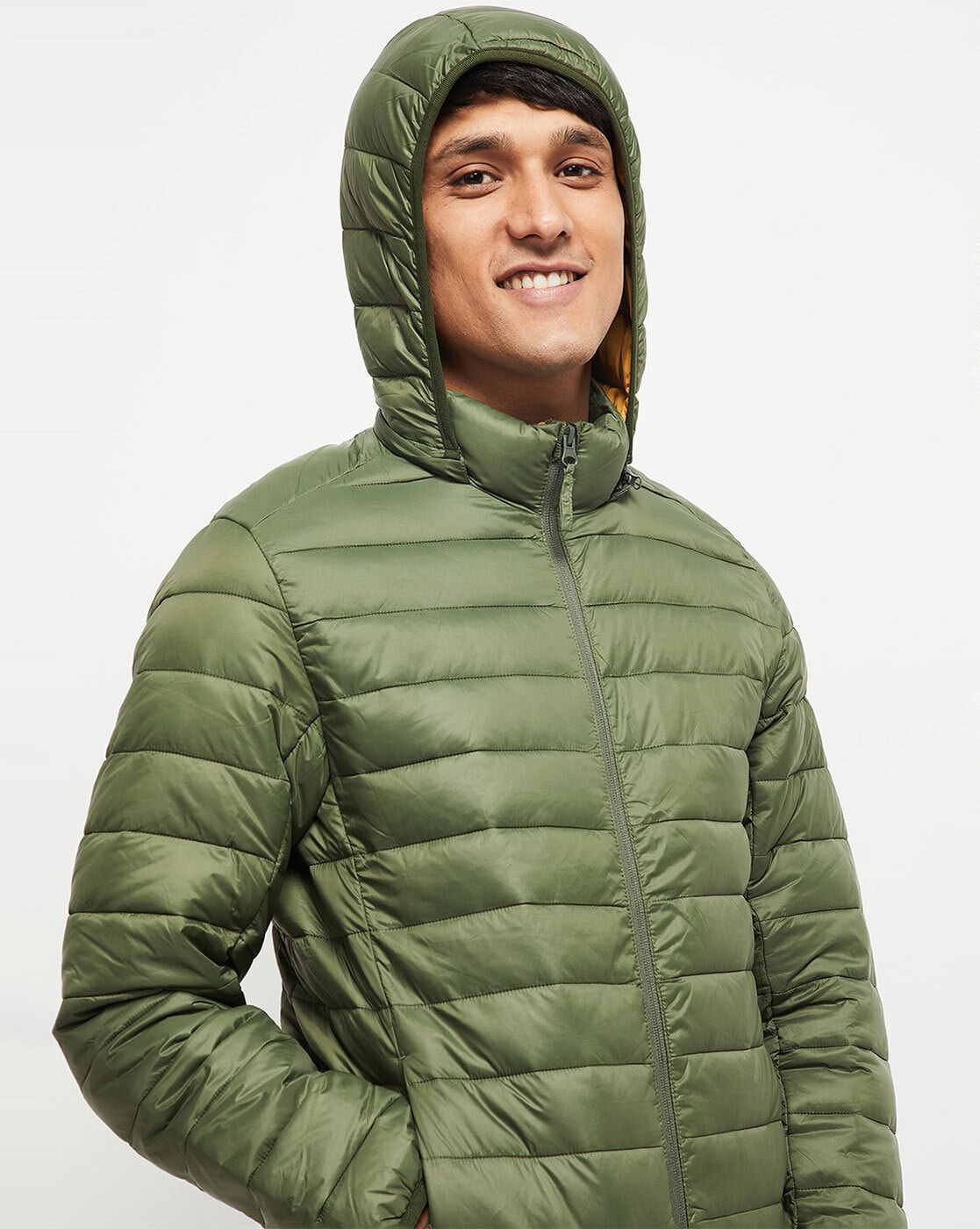 MAX Solid Reversible Puffer Jacket | Max | Kondapur | Hyderabad