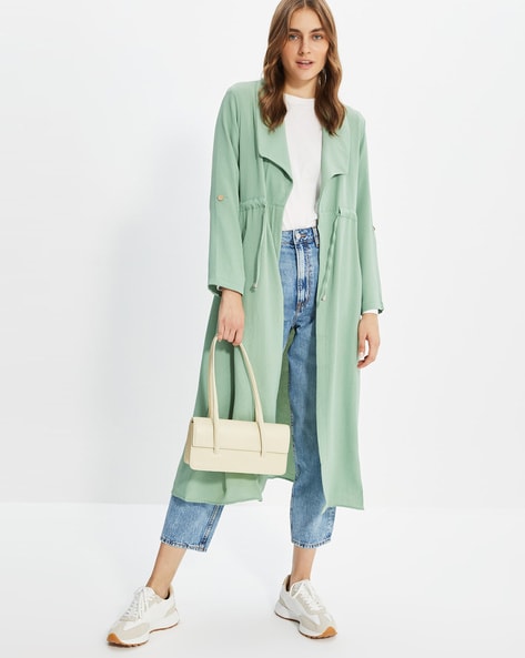 Duster Jacket with Tie-Up