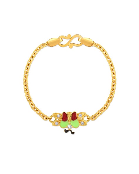 yellow butterfly bracelet