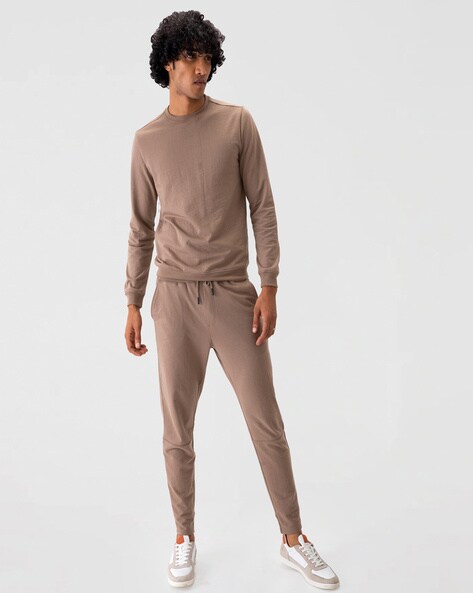 Men Jogger Pant with Drawstring Waist