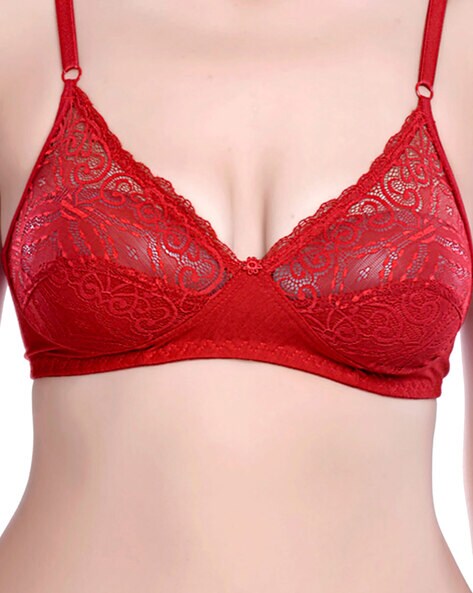 Buy Arousy Womens Lace Sexy Bra Panty Set, Soft Non Padded