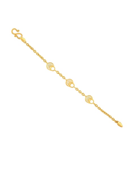 Amazon.com: TEX 14k Solid Yellow Gold Anchor Mariner Bullet Link Chain Bracelet  5 MM 24 Grams 7.5