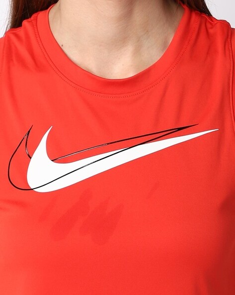 womens red nike tank top