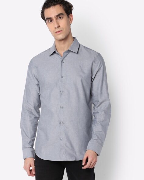 Buy Grey Shirts for Men by UNITED COLORS OF BENETTON Online