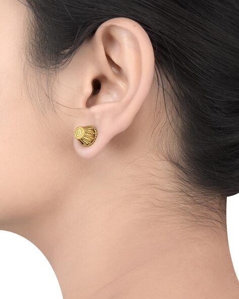 Buy Gold Plated Pearl Noor Crystal Embellished Jhumki Earrings by Tribe  Amrapali Online at Aza Fashions.