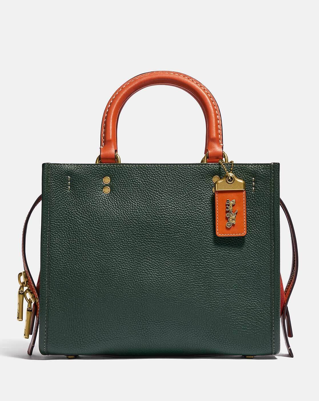 Handbag Coach Rogue Green Rogue 25 Crossbody Bag With Detachable Strap