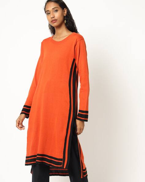 Buy Rust Orange Sweaters Cardigans for Women by American Eye