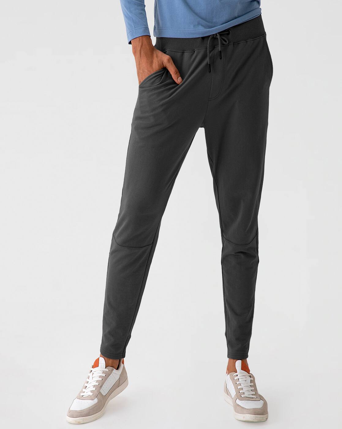 Grey Track Pants for Men by DAMENSCH 