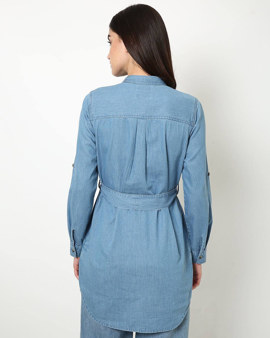 Buy Blue Tops for Women by DNMX Online 