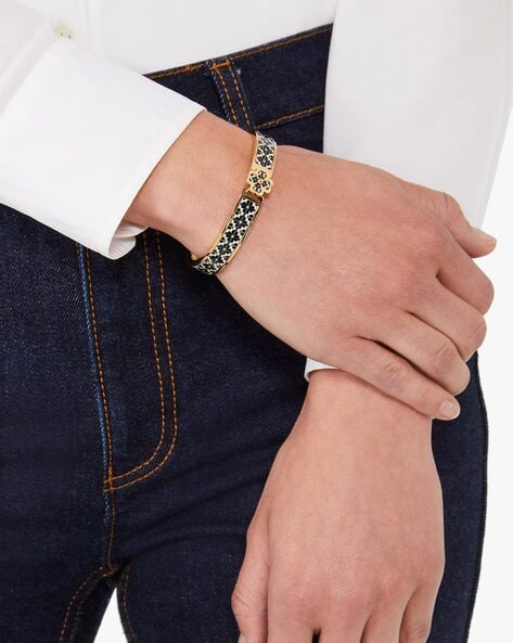 Buy Gold-Toned & Black Bracelets & Bangles for Women by KATE SPADE Online |  