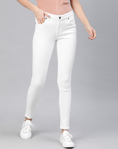 white colour ka jeans