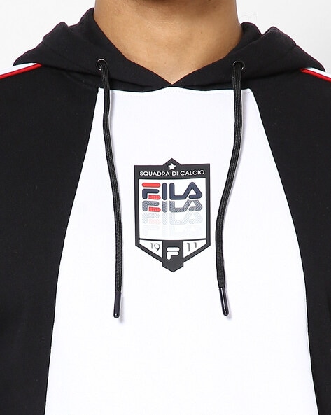 Fila colorblocked hoodie sweatshirt best sale