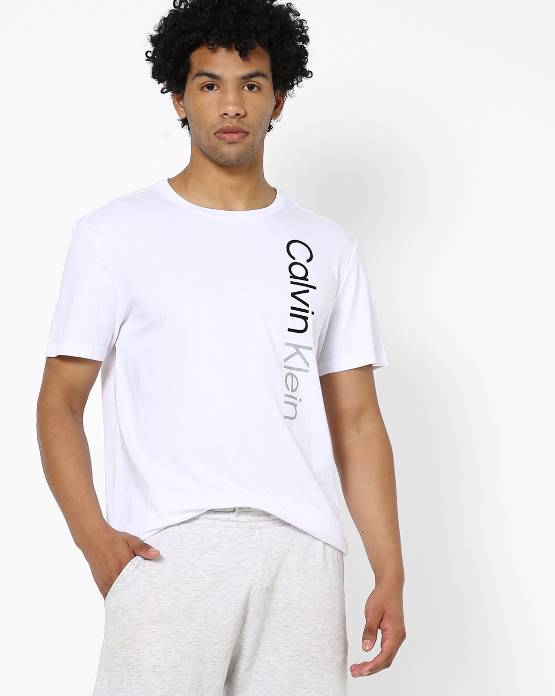 Buy White Tshirts for Men by Calvin Klein Jeans Online