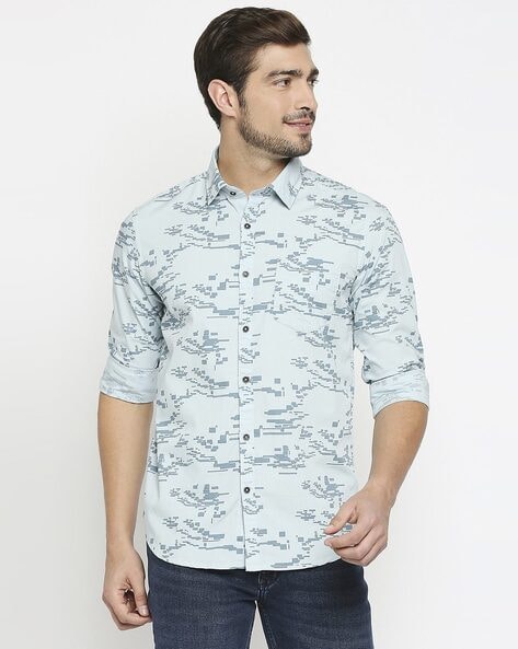 lee cooper printed shirts