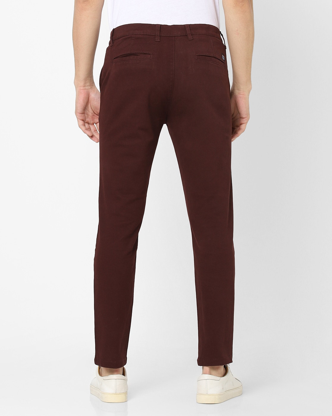 Jack  Jones Premium slim fit sateen suit trousers in burgundy  ASOS