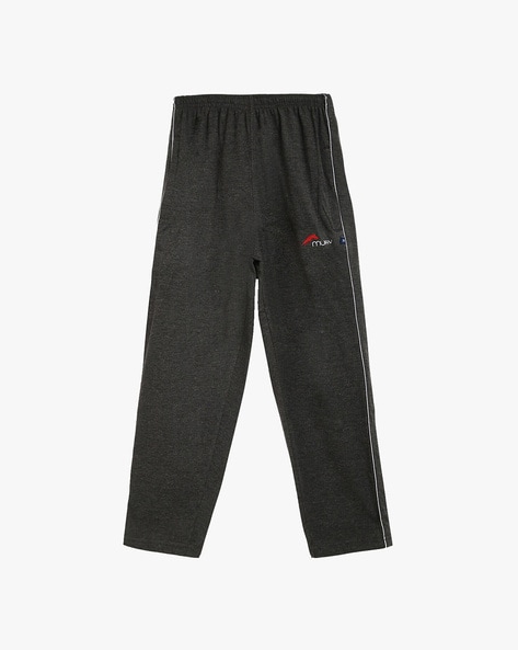 Boys dark best sale grey tracksuit bottoms