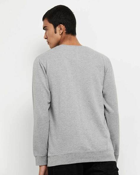 solid sweatshirt for men