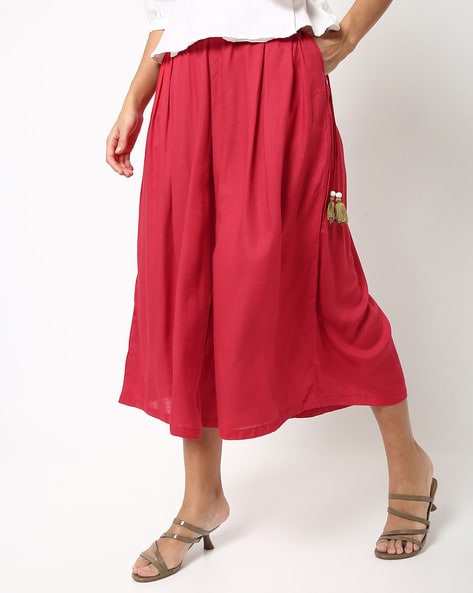 Buy Red Pants for Women by AJIO Online