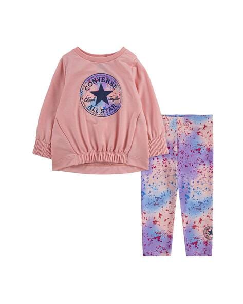 Buy Pink Sets for Girls by CONVERSE Online Ajio