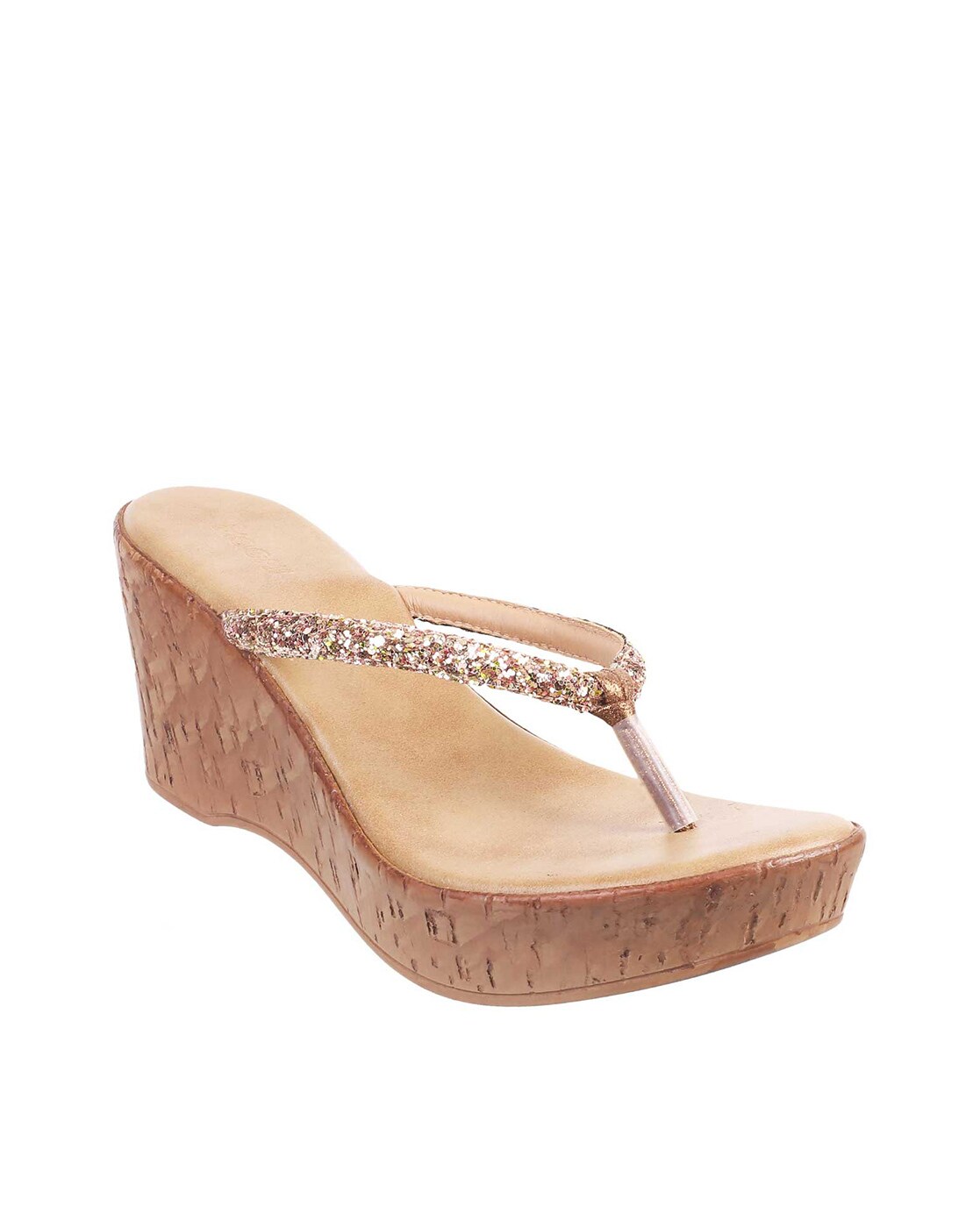 Buy Beige Heeled Sandals for Women by Mochi Online