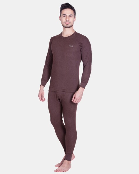 Buy Brown Thermal Wear for Men by LUX COTT'S WOOL Online