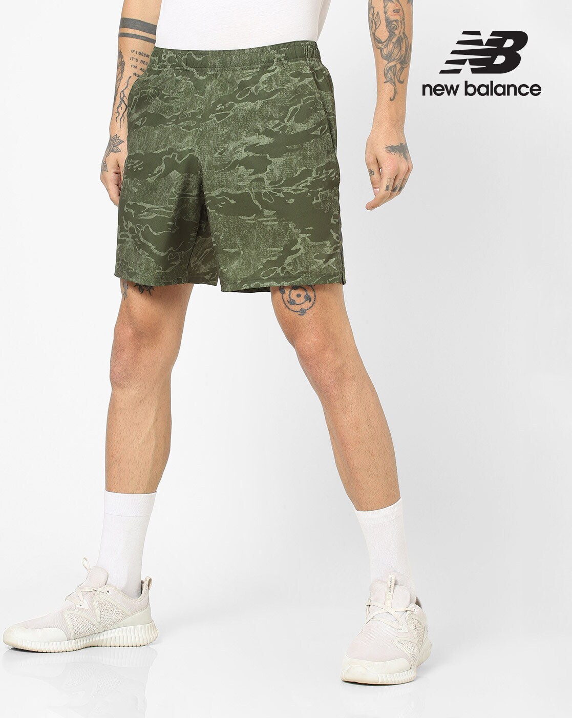 new balance camo shorts