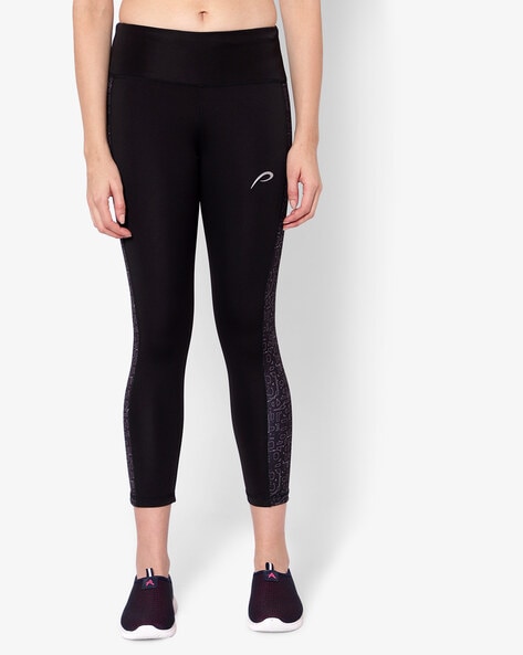 Proline Panelled Ankle-Length Leggings