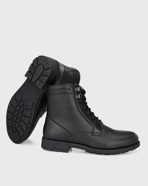 mens high top combat boots