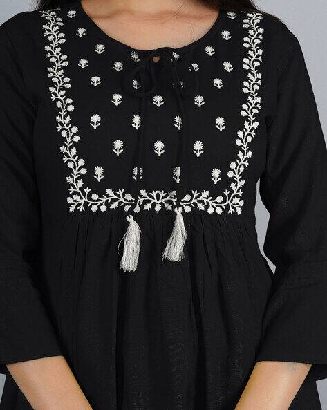Buy Black Tops for Women by ASHLEE 