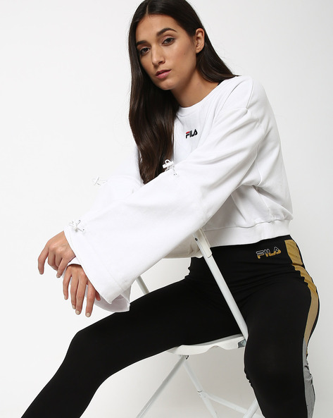 regular Alrededor Objeción Buy White Sweatshirt & Hoodies for Women by FILA Online | Ajio.com