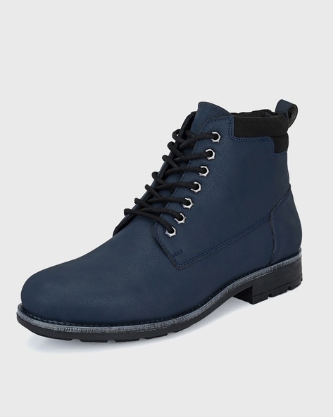 Best navy boots best sale