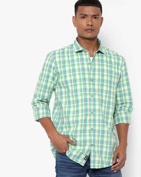Buy Green Shirts for Men by MONTE CARLO 