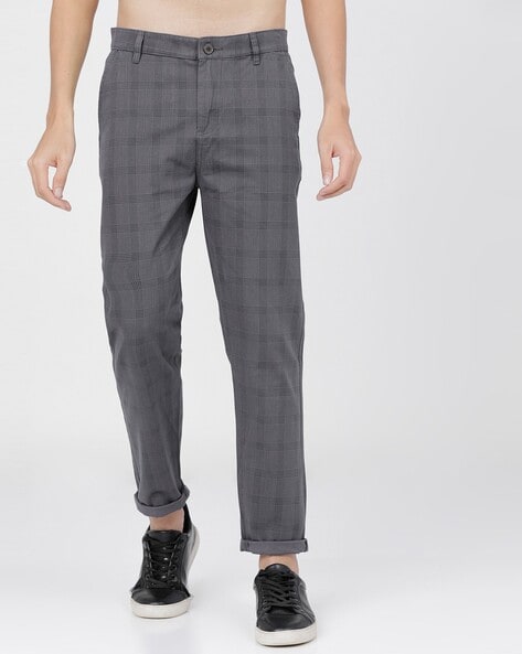 flat front chino trousers