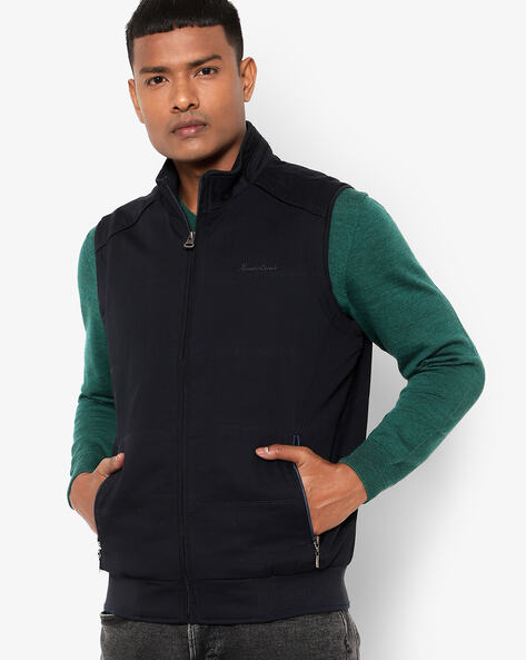 Buy Monte Carlo Sleeveless Mock Collar Padded Jacket - Jackets for Women  18983452 | Myntra